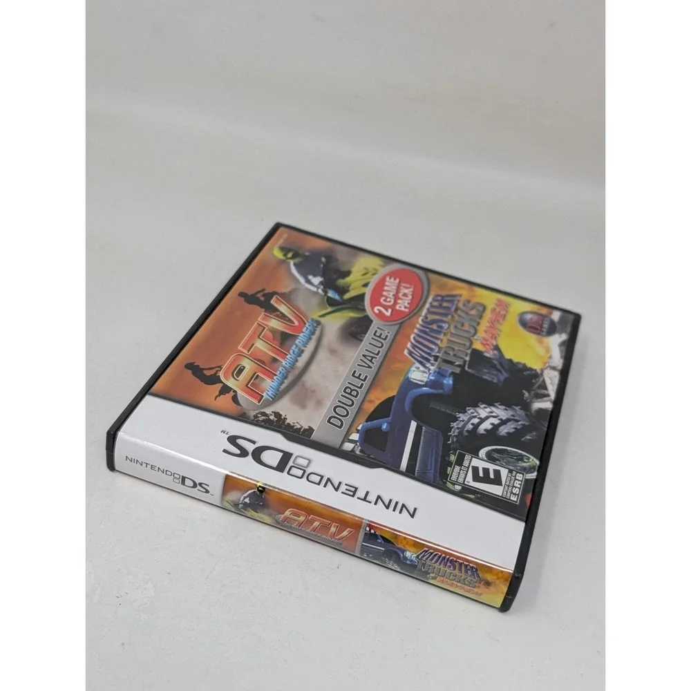 ATV:‎ Thunder Ridge Riders / Monster Trucks Mayhem (Nintendo DS, 2007) Complete